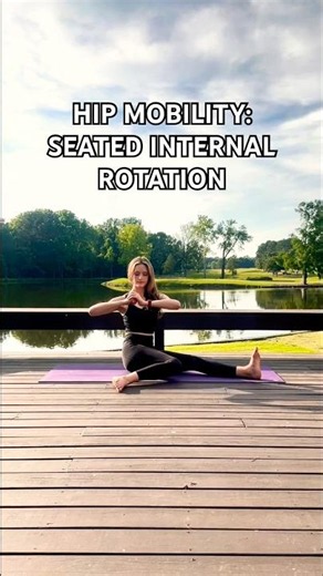 Seated Hip Internal Rotation | Improve Hip Mobility