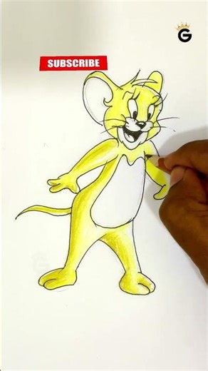 Smile Jerry 🎨 | #art #artclass #cat #drawing #animation #speedpaint