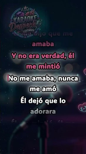 El Me Mintió - Amanda Miguel - KARAOKE 💔🎤 #karaoke