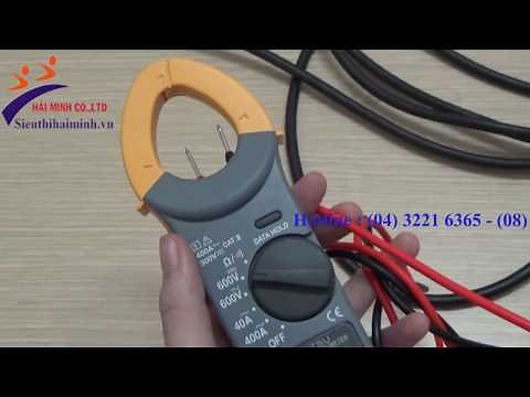 Hướng dẫn sử dụng Ampe kìm Kewtech Kyoritsu KT200