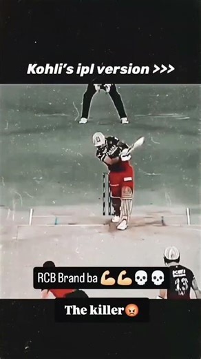 “Kohli ka IPL 🔥 mode ON 😈💪”“King Kohli ka asli roop 👑🔥”“RCB ka sher 😤💥”