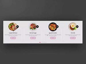 Food Menu Carousel Template