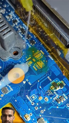 SMD MOSFET IC Replacement Under Microscope 🔥 | PCB Level Repairing ASMR | Short Circuit Fix