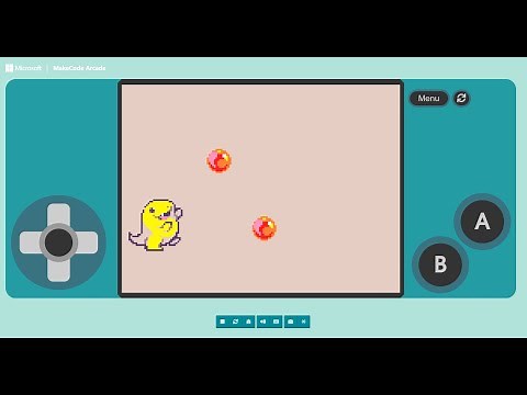 Lesson 10 Coding Gravity With Acceleration in MakeCode Arcade