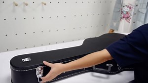 43.5'' Hard Case for 12-String Dreadnought Acoustic Guitar, Perfect Fit with Locking Latches, Plush Interior & Accessory Storage | Sturdy Protection for Travel, Gig, Home