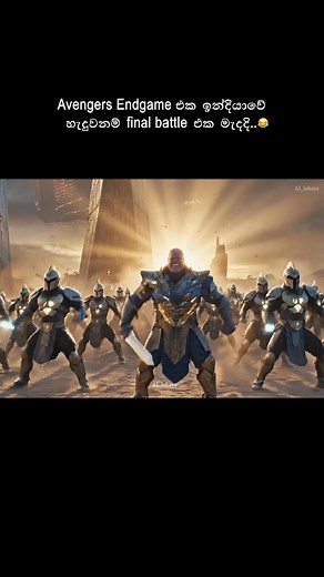 Thanos, iron man නටන්න ගත්තම..😂 . . . #avengers #funnyvideos #indianmovies | AI Lokaya