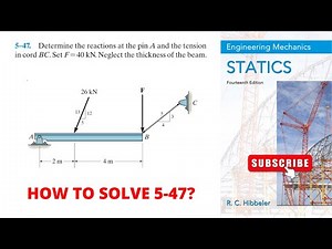 5-47 hibbeler statics chapter 5 | hibbeler statics | hibbeler