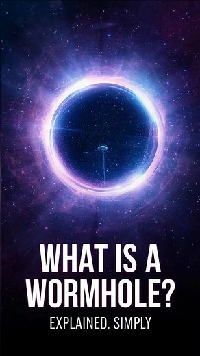 What Is a Wormhole? The Mind-Blowing Space Shortcut Explained Simply 🌀 #Shorts