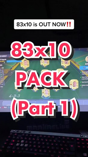 Opening 83x10 FIFA Pack in SBCs | Fut Ultimate Team