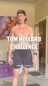 Tom Holland 20 minute workout 🔥 #tomholland #spiderman #fitness