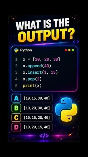 Python List Puzzle 🔥 Can You Guess the Output? | Tricky Coding Interview Question #codingchallenge