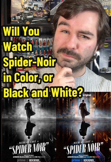 Spider-Noir: Color vs Black and White
