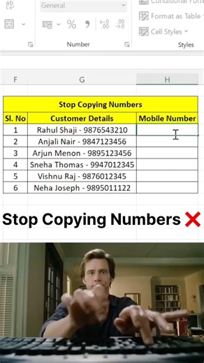 Stop Copying Phone Numbers Manually ❌ | Excel RIGHT Function in 15 Seconds