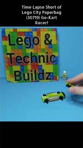 Time Lapse Short of Lego City Paperbag (30719) Go-Kart Racer!