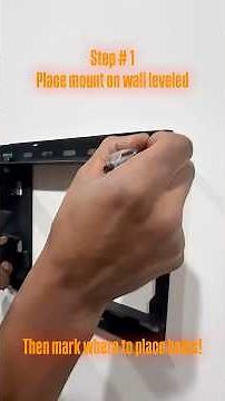 #DIY How to Hang a TV in Drywall (NO STUDS Needed!)