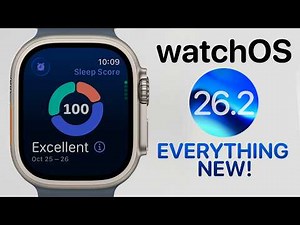 watchOS 26.2 Is Out - Everything New!