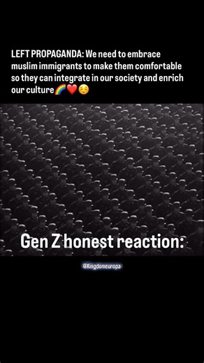 KINGDOM OF EUROPA on Instagram: "Generation Z (or Gen Z) is the demographic cohort that follows Millennials. In brief: • Birth Years: Generally defined as those born between the mid-to-late 1990s and the early 2010s (e.g., 1997–2012). • Digital Natives: They are the first generation to have grown up with the internet, smartphones, and social media as established parts of daily life. They are therefore often called “digital natives” or “Zoomers.” #aura #based #europe #rightwing"