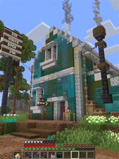 Ice House Building Tutorial in Minecraft
