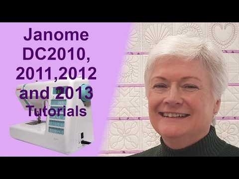 Janome DC 2010, DC 2011, DC2012 and DC2013
