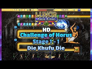 Luxor Amun Rising HD (2012) | Challenge of Horus - Stage 1-1 : Die Khufu Die