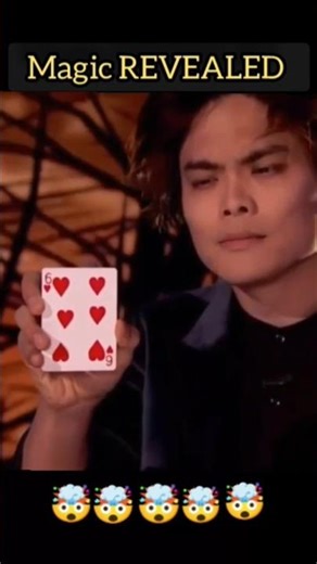 America's Got Talent Card Magic EXPLAINED 🎩 ✨️ #shorts #magic #tutorial