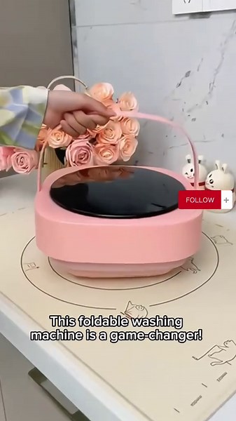 Mini Washing Machine for Quick Sock & Underwear Cleaning