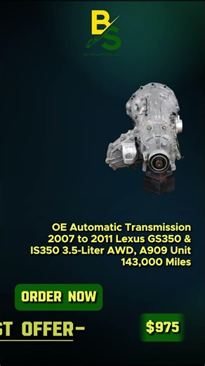 Smooth, Reliable Shifting for Your Lexus.