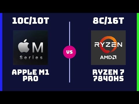 Apple M1 Pro vs AMD Ryzen 7 7840HS – CPU Comparison | Which CPU is Better?