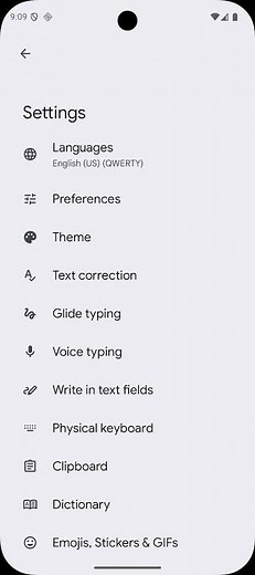 Fix android emulator keyboard not showing