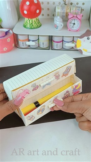✨Cute Mini DIY Storage Box🤩 #shorts #youtubeshorts #art #craft