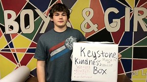 The Dane Floyd Keystone Club is rolling out its first community service project! Clay, our DFKC treasurer, is going to tell you all about it! Keystone Kindness Boxes for the Lawrence Community Shelter. 📆: March 14-April 20 📍: All 15 BGCLK sites 🙏: Asking for blankets, socks and underwear (new please) 💰: Cash donations are accepted on site or online at bgclk.org/donate Thank you for helping our teens help others! | Boys & Girls Club of Lawrence, KS