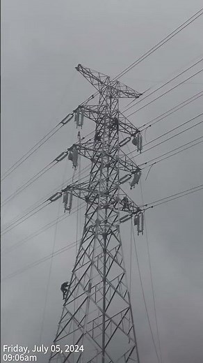 construction of 132kv transmission lines #powerline #youtube