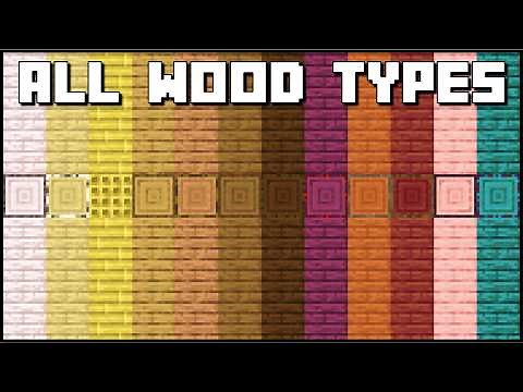 Minecraft - All Wood Types