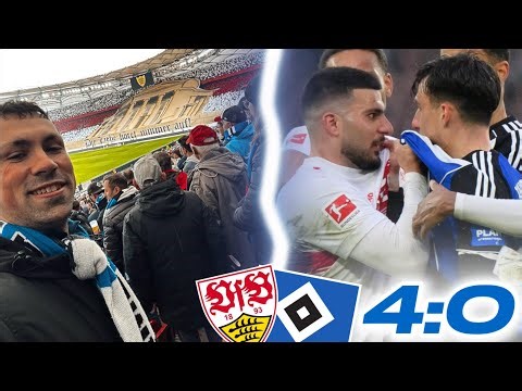 KLATSCHE IN STUTTGART 🤯 KRASSE DOPPEL-CHOREO 🔥 VFB Stuttgart vs. HSV | Stadionvlog Kilianoo1887 🔷