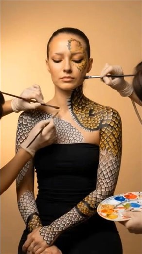 USA Snake Woman 🐍 | You Won’t Believe This Transformation 😱#short #snake #shortvideo