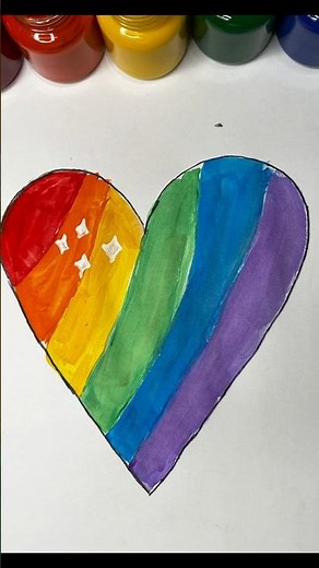 3 Simple Steps to Create a Stunning Rainbow Heart Drawing for Kids