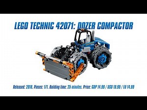 LEGO Technic 42071: Dozer Compactor In-depth Review & Speed Build [4K]