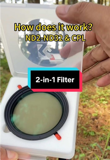 Experience Dual Benefits with ND and CPL Filters