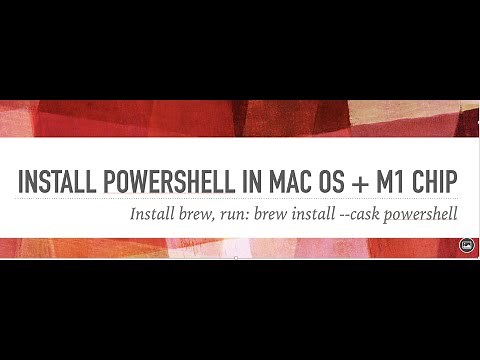 Install Powershell in Mac OS + m1 chip - Install brew, run: brew install --cask powershell