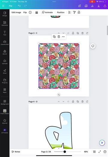 Canva Frame Template LOWERCASE Faith Alphabet | Fill Your Own Font | Sublimation Design | Digital Download | Women’s, Kids Shirt PNG - Etsy