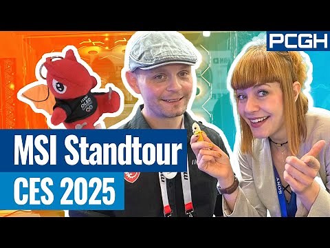 500 Hertz Monitor, 18 Zoll Laptops & Riesiges Gehäuse von MSI | CES 2025