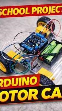 Arduino Bluetooth Controlled Car 🚗 | School Project Using 4 Motors & Motor Driver | DIY Smart Car