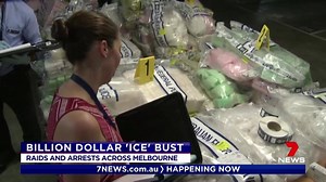 35K views · 232 reactions | It's one of the nation's biggest ever drug busts - a billion dollars of the drug 'ice'. And now, three people have been arrested. Latest on 7NEWS at 6.00pm. Read more: https://7news.link/Dr64bB #7NEWS | 7NEWS Melbourne | Facebook