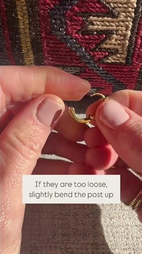 How to fix huggie earrings