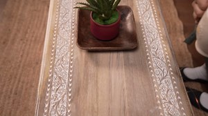 Amazon.com: The Wooden Town Rectangular Coffee Table – 36x18 Inch White Wash Finish | Modern Wooden Center Table for Living Room | Vintage Look Side Table for Magazines, Books & Plants : Home & Kitchen