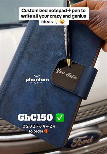 Customized Notepad and Pen with Engraving Options