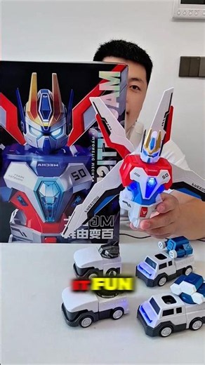 🤖 Mega Robot Toy Transformation! Build, Light Up & Transform into Vehicles! 🚗✨