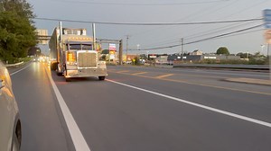 Since the boss is away I got Jared Risser rolling out of the 717 for the start of the week #largecarmag #peterbilt | Largecarmag