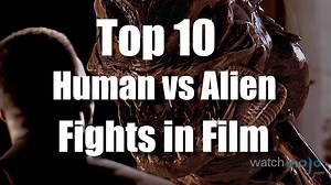 121K views · 222 reactions | No double-handed fist blow to a rubber lizard's head on this list... These are our picks for the Top 10 Alien Vs. Human Fights in Movies. Which movie do you think had the best one? Men In Black? Alien? | WatchMojo | Facebook