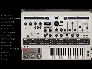 GForce M-Tron Pro IV - selected presets - demo